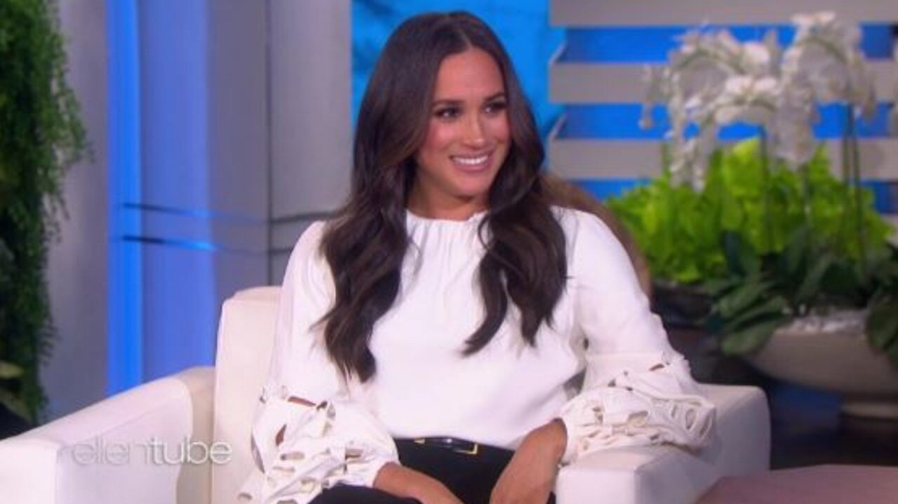 Meghan made a surprise appearance on the Ellen DeGeneres show earlier this month. Picture: YouTube