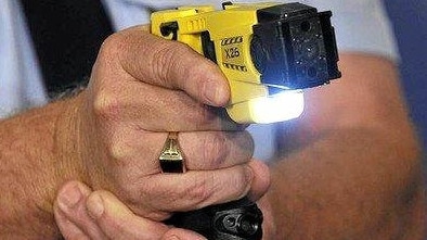 FILE PHOTO: Police deployed a taser.