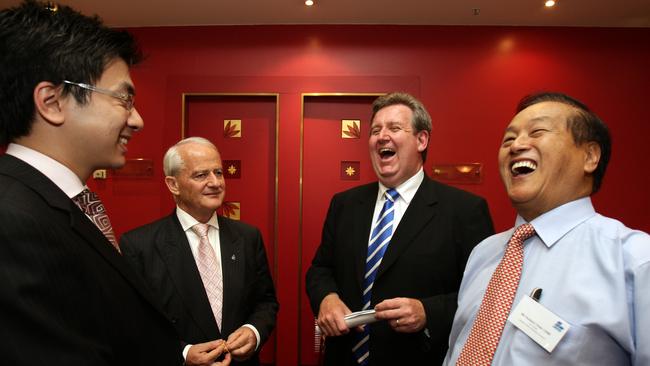 Former politicians Philip Ruddock and Barry O’Farrell (middle).