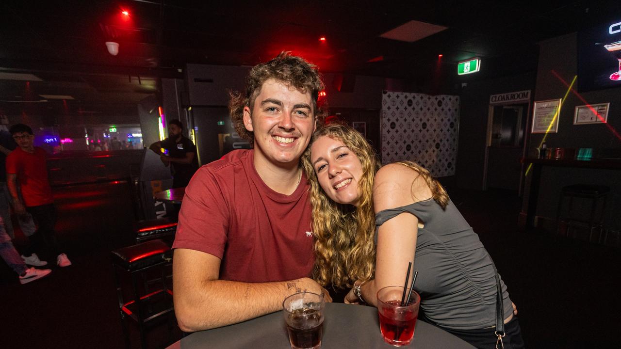 Harry Morrison, Emma Scott at Cocktails. Picture: Lucas Linck