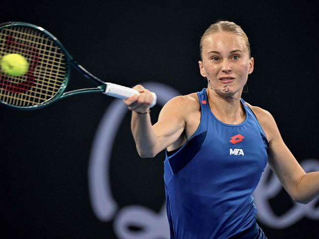 Russia's Polina Kudermetova claimed the first set but couldn’t complete the fairytale. Photo: AFP.