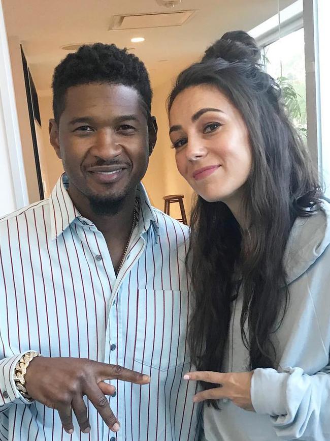 She has met Usher. Picture: Supplied