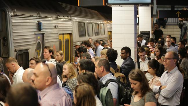 Rail workers have voted to go ahead with their strike action. Picture: Christian Gilles