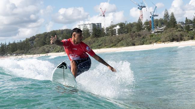 Kehu Butler has been the pick of the New Zealand surfers on this year’s QS. Image: Surfing Queensland.