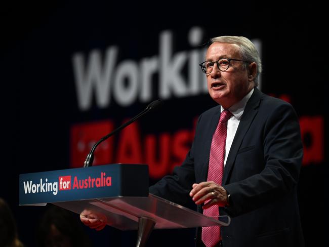 BRISBANE, AUSTRALIA - NewsWire Photos - AUGUST 17, 2023.Former Treasurer Wayne Swan at the 49th ALP National Conference 2023 in Brisbane. Picture: Dan Peled / NCA NewsWire