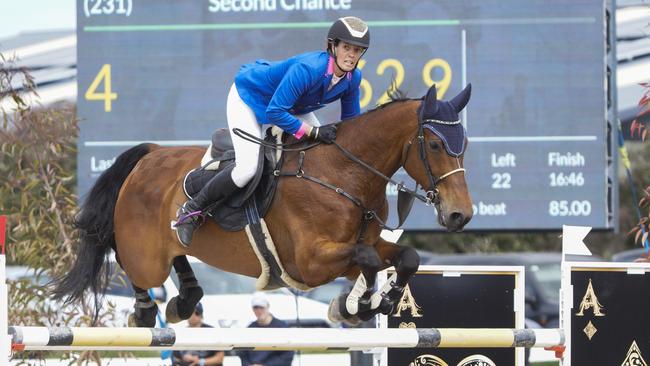 Courtney Scott and her horse Second Chance. Picture: Valeriu Campan