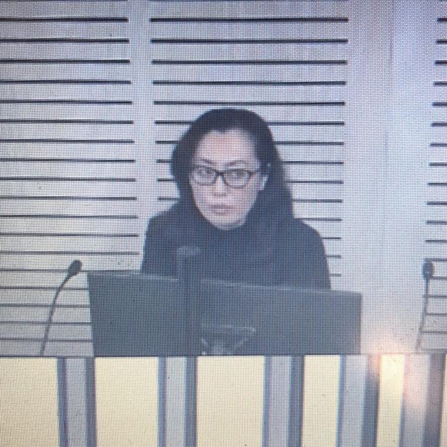 Maggie Wang on the stand today at ICAC.