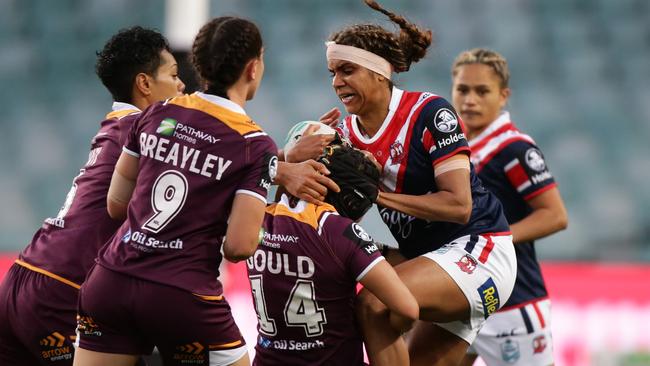 Taleena Simon was the star of last weekend’s game against the Dragons.