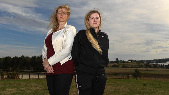 Casey councillors Rosalie Crestani (left) and Milla Gilic are opposed to the proposed mosque. Picture: Penny Stephens