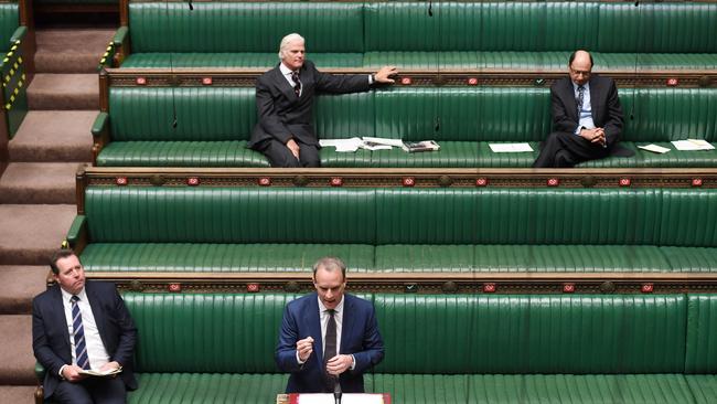 UK foreign secretary Dominic Raab in the House of Commons. Picture: AFP