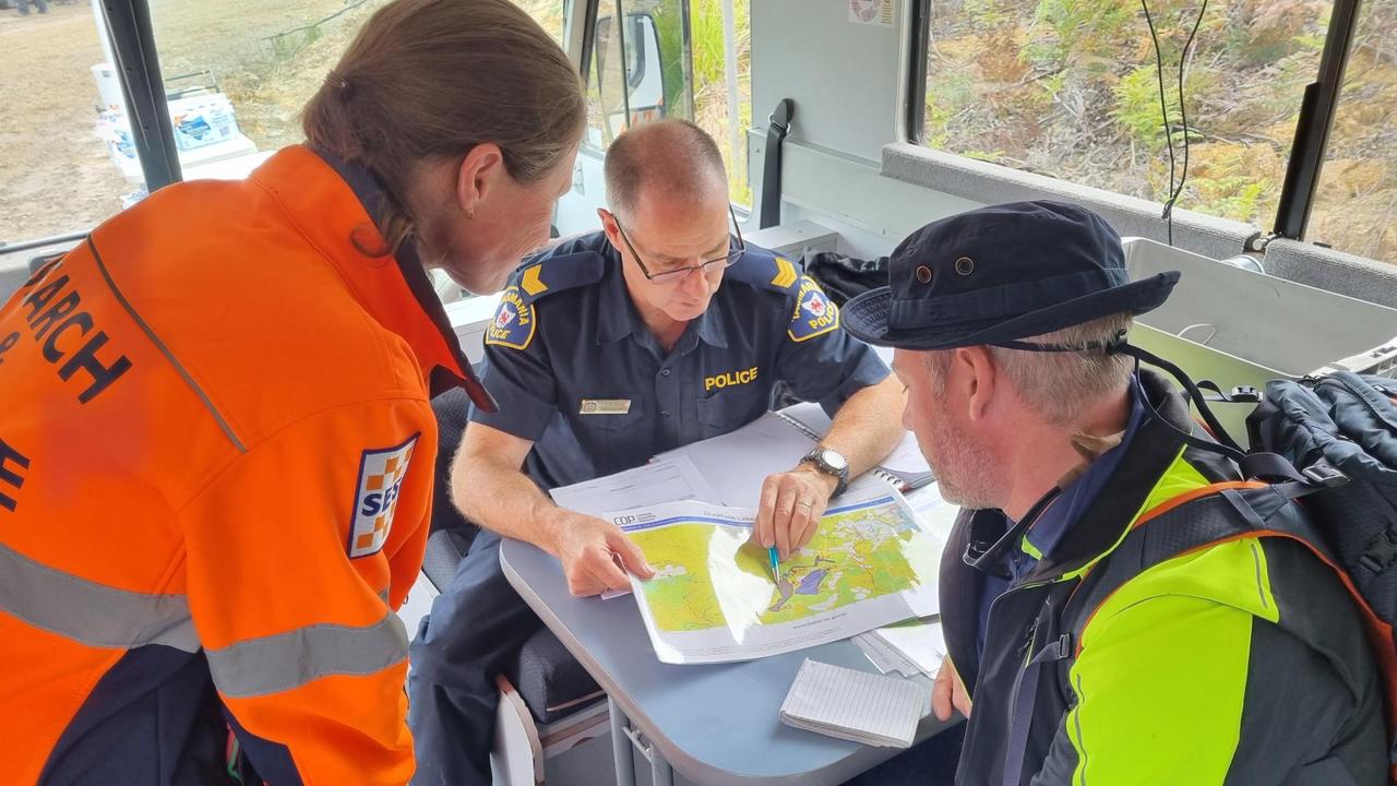 Tasmania Police will for the next two days search for Bruce Fairfax at Duckhole Lake. Image: Tasmania Police