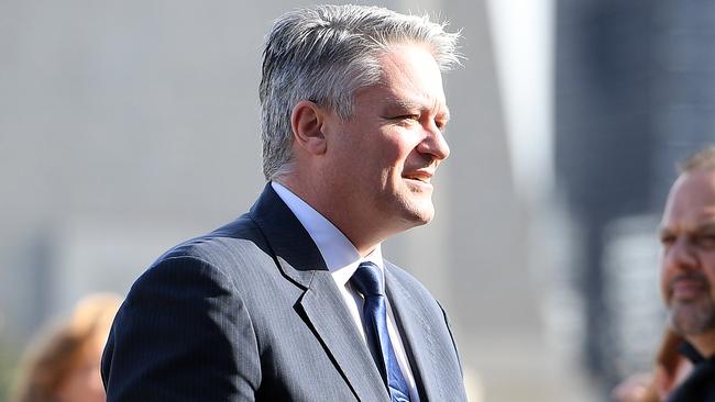 Finance Minister Mathias Cormann said there are complications in providing consular assistance in North Korea. Picture: AAP