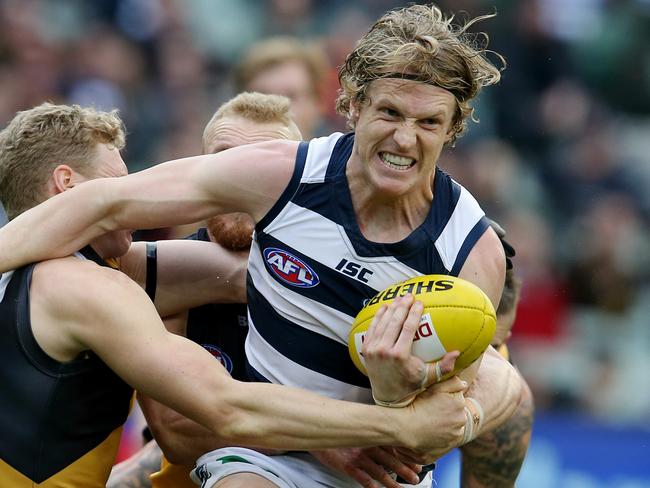 The Tigers have their sights on Geelong’s Josh Caddy. Picture: Michael Klein