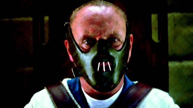 Actor Anthony Hopkins as Hannibal Lecter in scene from film 'Red Dragon' - movies