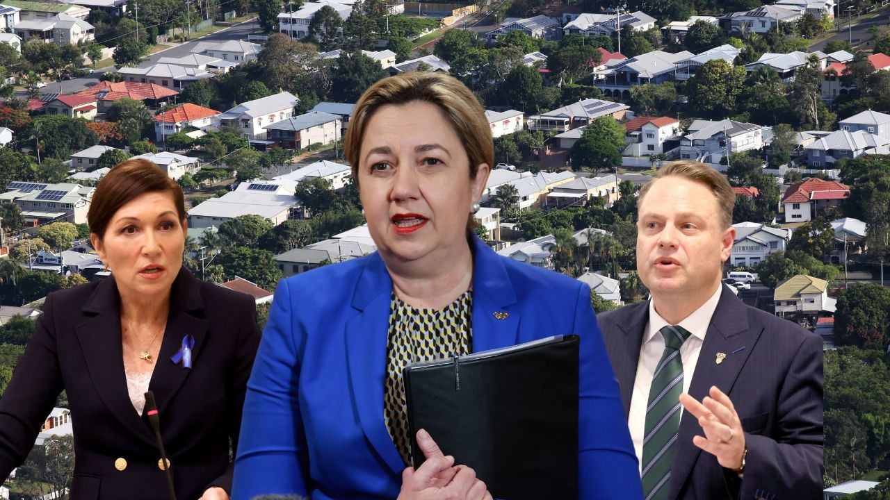 Premier Annastacia Palaszczuk, centre, will chair the summit. Attending Friday’s roundtable will be Housing Minister Leeanne Enoch, pictured left, and Brisbane Lord Mayor Adrian Schrinner, along with other government figures and advocates and stakeholders.