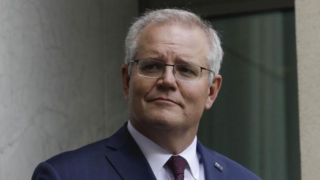 \Scott Morrison in Canberra on Friday. Picture: Sean Davey