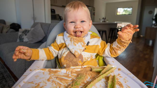 Stellan Saunders has been eating peanut products since 5 months of age.