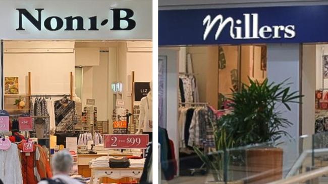 Noni B and Millers fashion stores will be closed across the country in the coming months.