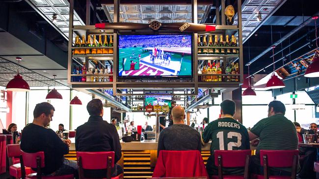 The new Robina Town Centre TGI Fridays will boast a sports bar to watch live games.