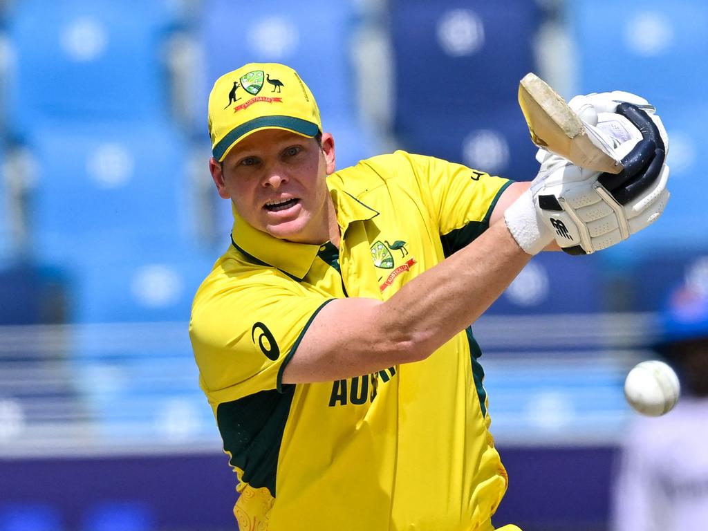 Steve Smith captained Australia to the semi finals at the ICC Champions Trophy. Picture: AFP