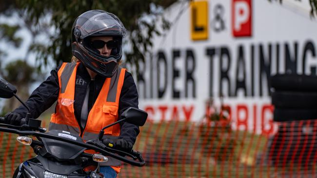 Harley-Davidson motorcyle training, Danielle Collis