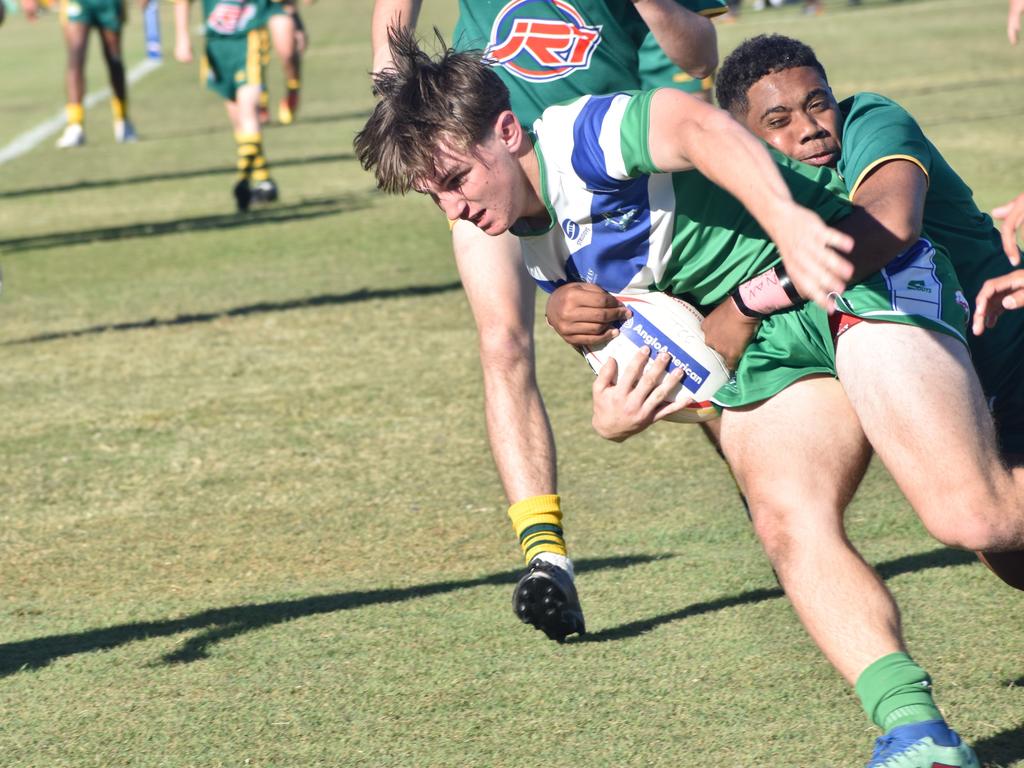 Dolphins Challenge Round 3, The Cathedral College versus St Brendan's College, at Kettle Park, Rockhampton, on June 11, 2024.