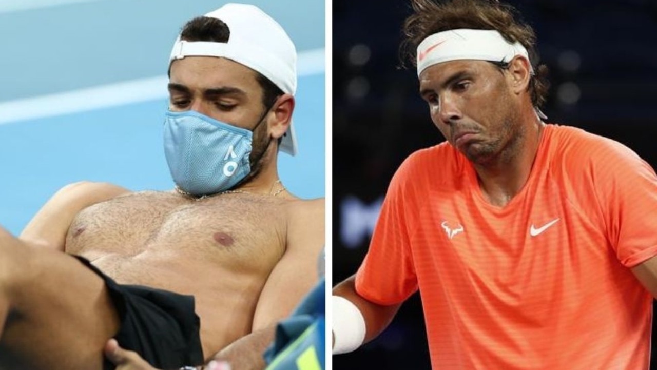 Rafael Nadal outed Matteo Berrettini.