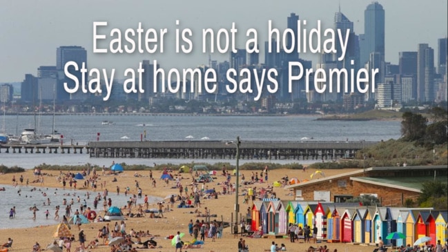 Easter is not a holiday - stay at home