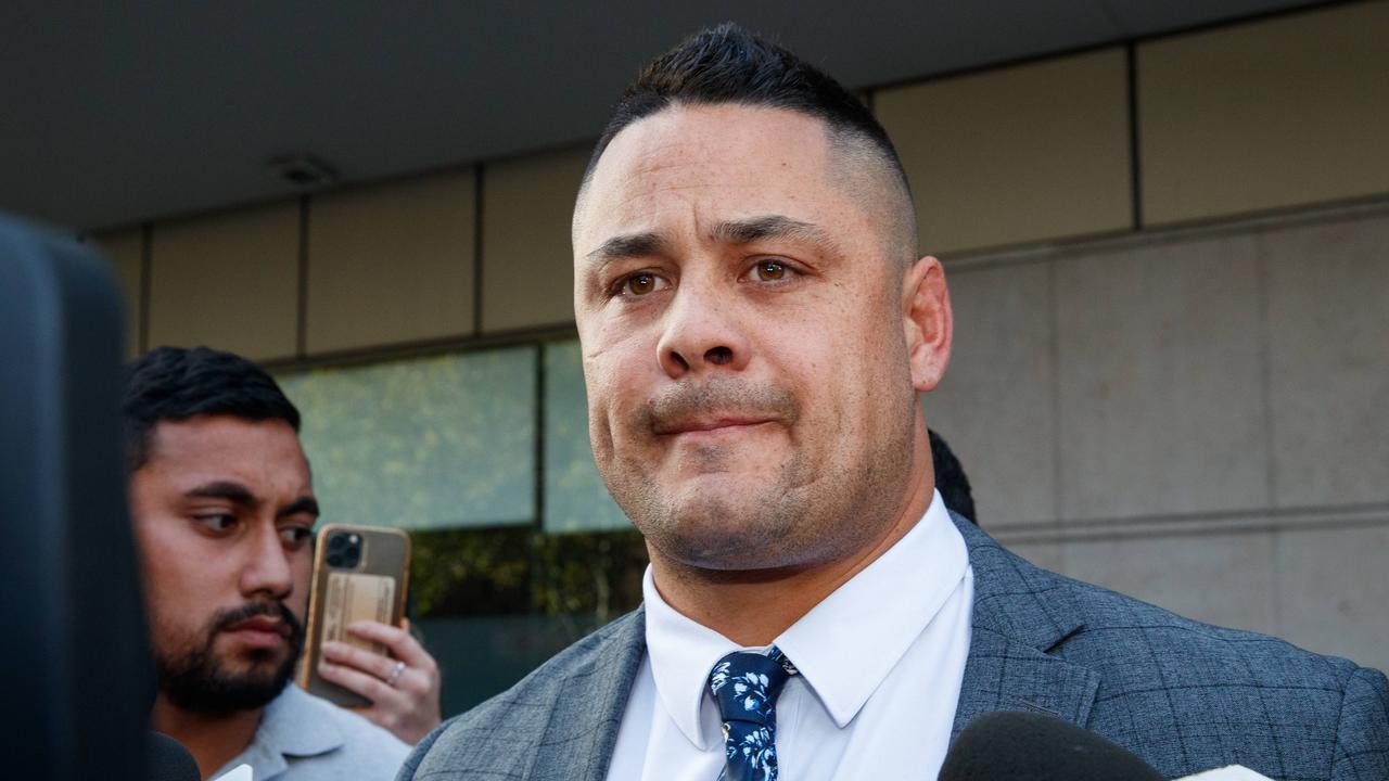 Former NRL star Jarryd Hayne has been found guilty of a sexual assault. Picture: NCA NewsWire/David Swift