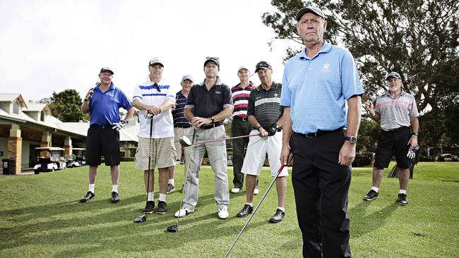 Warringah Golf Club president Scott Campbell on the ninth hole at Warringah Golf Course. Picture: Adam Yip.