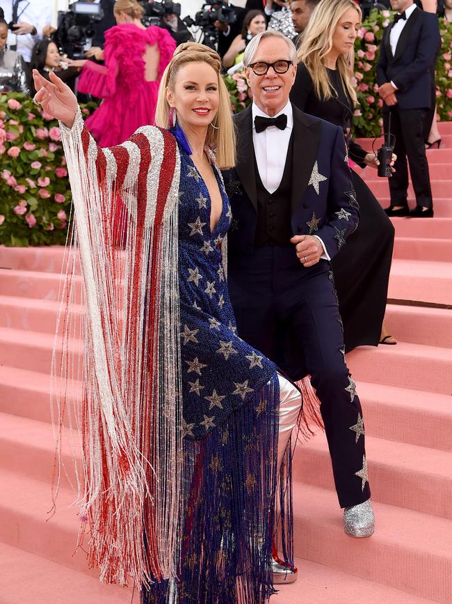 Dee Hilfiger and Tommy Hilfiger. Picture: AFP