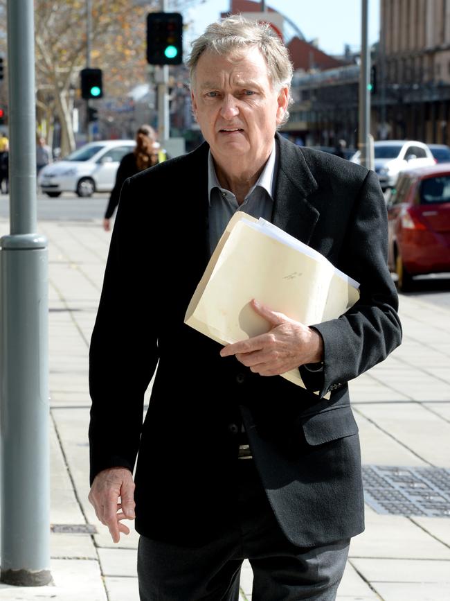 Russell Trim former managing director of Trims clothing store at the Federal Court. Picture: Greg Higgs