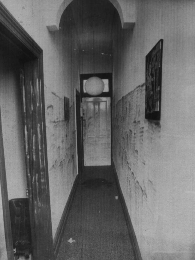 1977: The hallway where Susan Bartlett’s body was found.