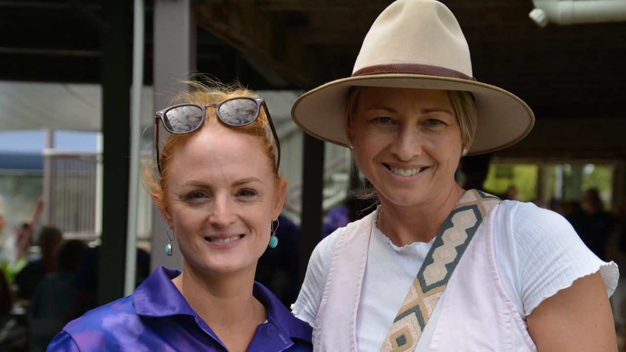 Daintree State School 2024 Centenary Celebration: Tenille Hill and Jasmine Quaid. Picture: Bronwyn Farr