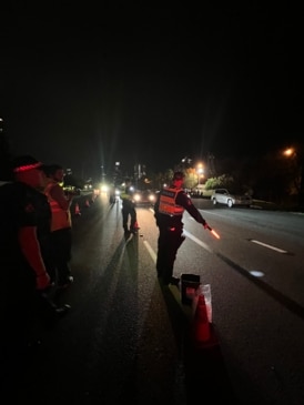 Police road safety operation in Surfers Paradise