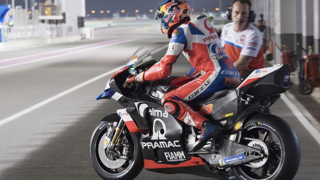 Jack Miller during testing at the Losail Circuit in Qatar. Pic: Getty Images