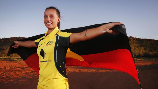 Ashleigh Gardner is the second indigenous player to represent Australia. Picture: Darrian Traynor - CA/Cricket Australia/Getty Images