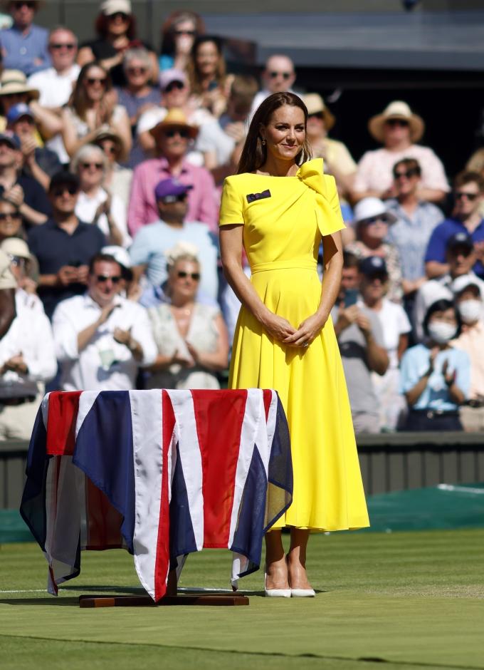 Kate middleton yellow dress wimbledon online