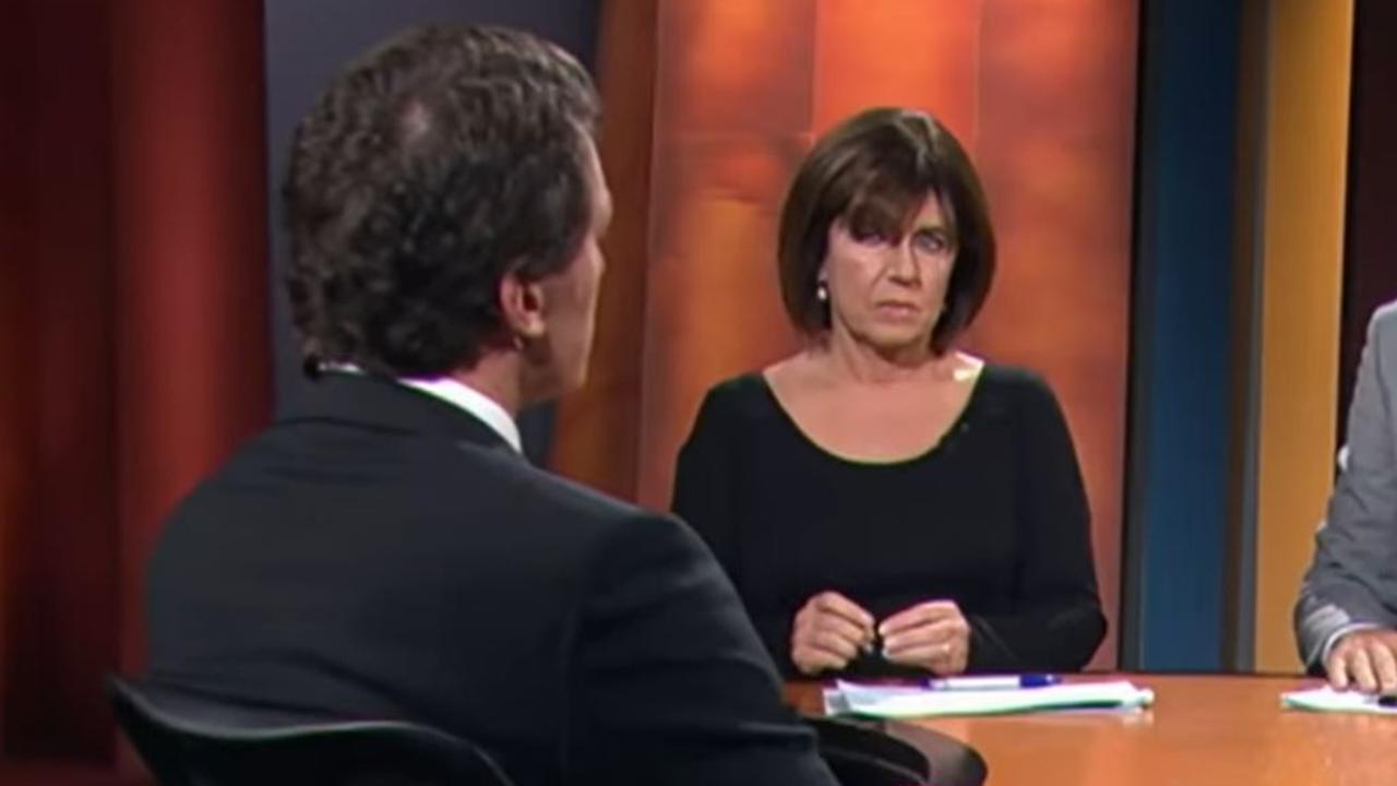 Garry Lyon and Caroline Wilson grilled Richmond chief executive Brendon Gale in 2010.