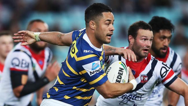 Jarryd Hayne wasn’t included in the Eels’ 75th anniversary celebrations. Picture: Phil Hillyard