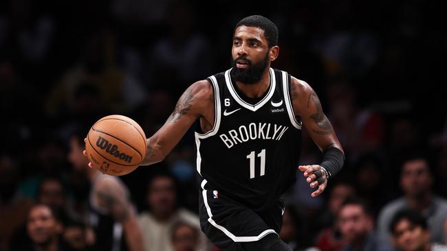 Kyrie Irving of the Brooklyn Nets. Photo by Dustin Satloff/Getty Images