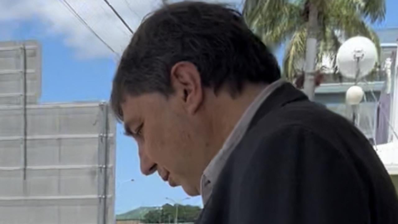 Saratoga Holdings CEO Peter Zadro leaves the Bundaberg Magistrates Court after pleading guilty to failing to comply with health and safety duty.