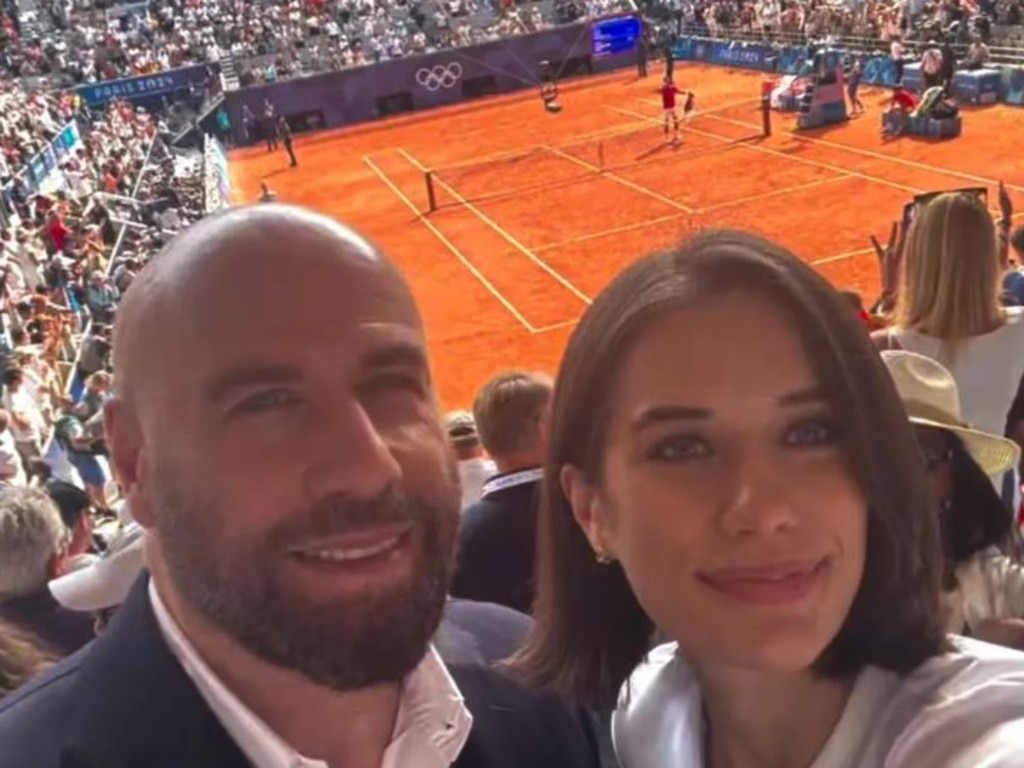 Watching the tennis at Roland-Garros.