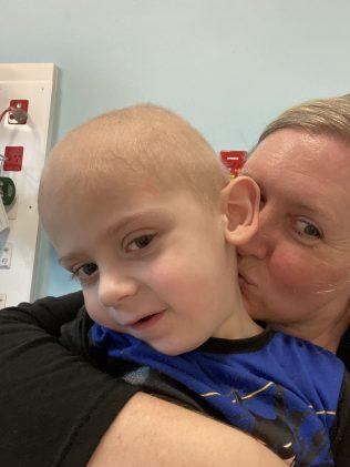 Nataasha Timmerman says her son loves Nintendo, and she can always get one from the hospital's Kid Zone. Picture: Supplied