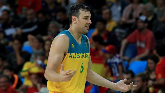 Andrew Bogut at the Games.
