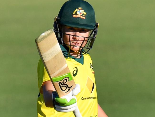 Alyssa Healy led Australia to a comprehensive win. Pic: AAP