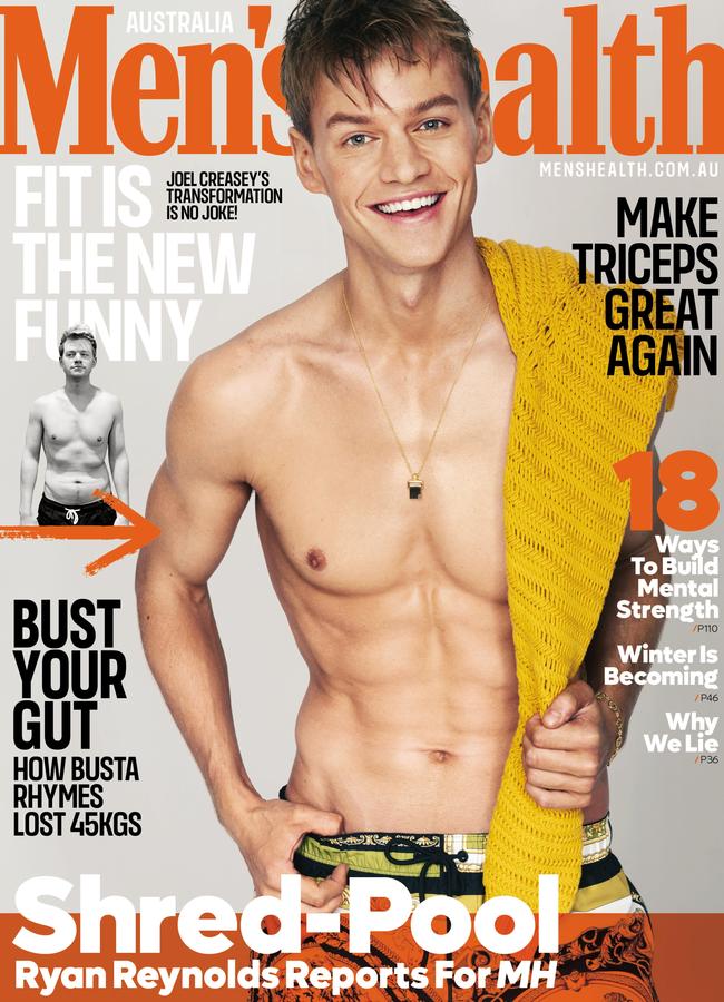 Men’s Health is out Monday. Picture: Jason Lee for Men’s Health