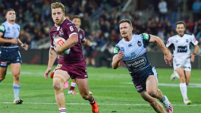 Cameron Munster is now Melbourne and Queensland’s go-to player now that Cameron Smith has moved on. Picture: Brenton Edwards