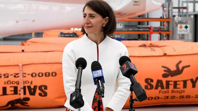 NSW Premier Gladys Berejiklian has been trying to engineer a backdoor deal with Mr Claassens. Picture: AAP