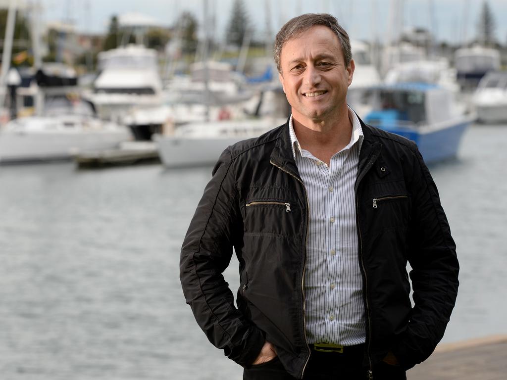 23/7/2015 Bruno Marveggio is behind a proposal to build a 12-storey hotel/apartment/retail block on Adelphi Tce, Glenelg North pic today is bruno at the Patawilunga on Adelphi Terrace at Glenelg North ....PHOTO DAVE CRONIN